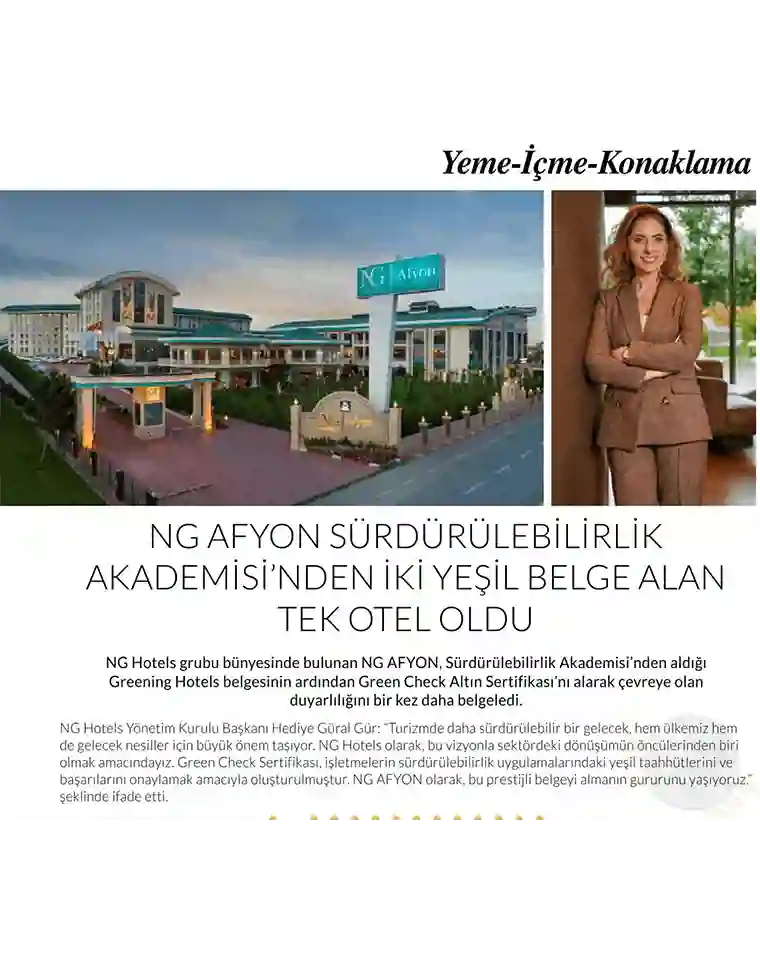 Ng Hotels Basinda Biz Yesil Otel Card