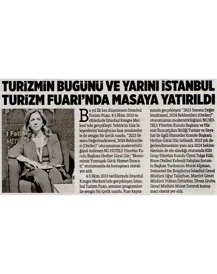 Ng Hotels Basinda Biz Yeni Birlik Gazetesi Card