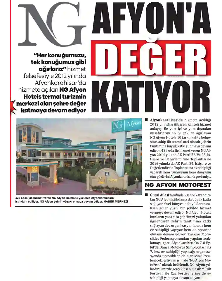 Ng Afyon Basinda Biz Card