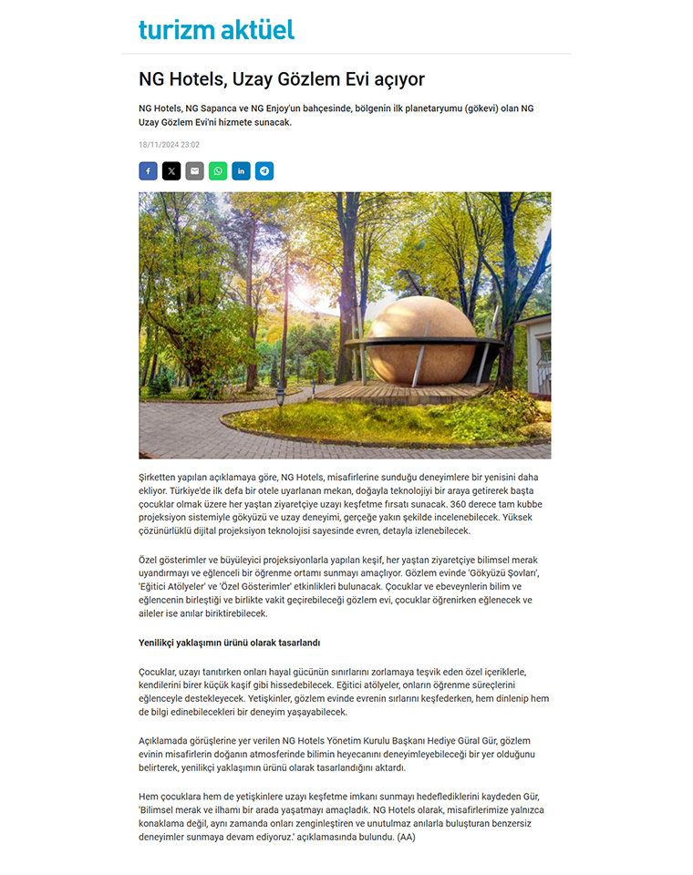 Ng Hotels Basin Uzay Card M6